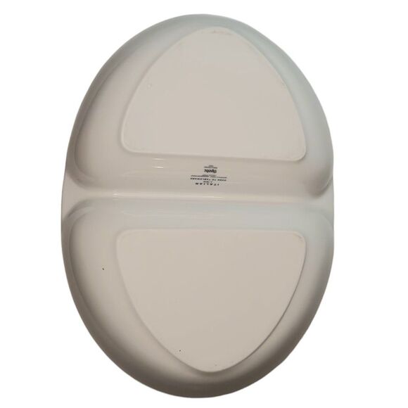 Spode Blue Italian Divided Serving Dish Oval Blue and white - Picture 4 of 8